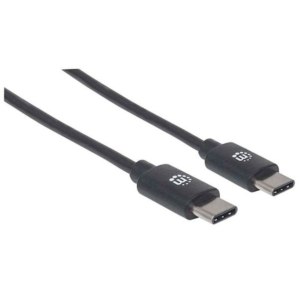 MANHATTAN kabel USB-C/USB-C, USB 2.0, 1m