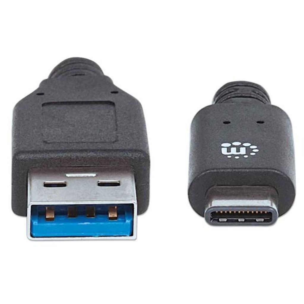MANHATTAN kabel SuperSpeed+ USB-A/USB-C, USB 3.1 Gen 2, 0.5m