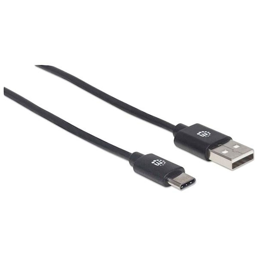 MANHATTAN kabel USB-A/USB-C, USB 2.0, 0,5m