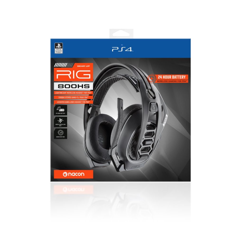 Nacon | RIG 800HS PS4 V2 brezžične gaming stereo slušalke za PS4/PS5