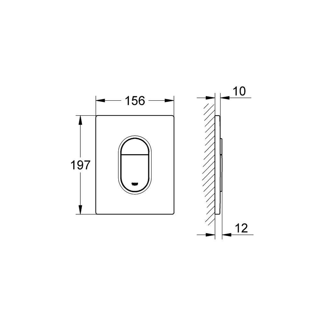 GROHE viseča brezrobna WC školjka z WC desko s počasnim zapiranjem SOLIDO 5 v 1 ( 39902000 )
