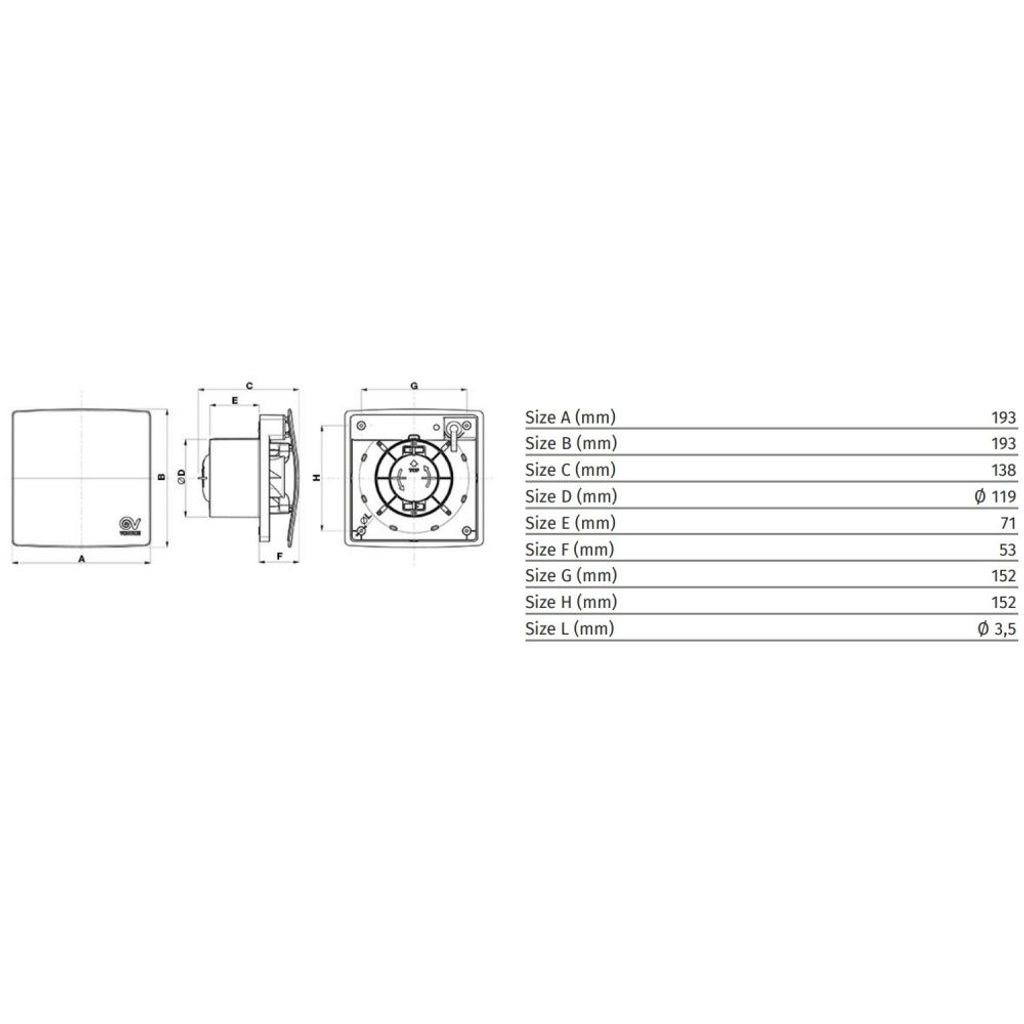 VORTICE kopalniški aksialni ventilator PUNTO EVO FLEXO MEX 120/5 LL 1S (11333)