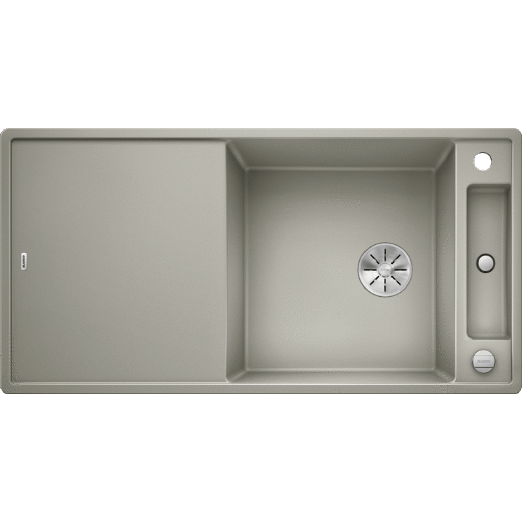 BLANCO pomivalno korito AXIA III XL 6 S z zgornjim delom sifona - antracit, steklena deska