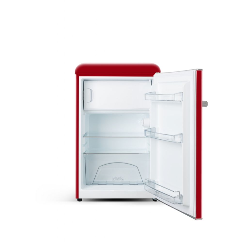 ETA Retro kombinirani hladilnik Storio [E, V: 90cm, H: 92L, Z: 18L, rdeč]