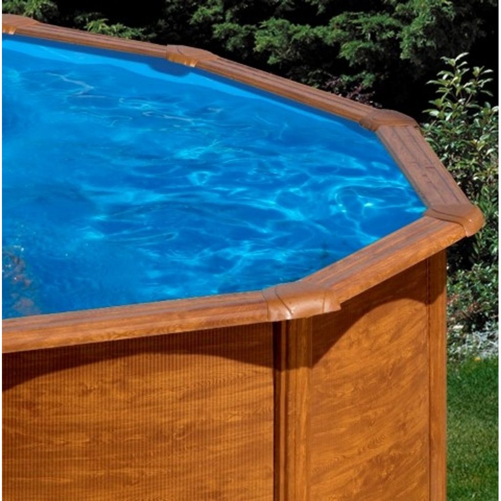 PLANET POOL bazen KIT PRO V 618W 610 x 375 x 132 cm - imitacija lesa