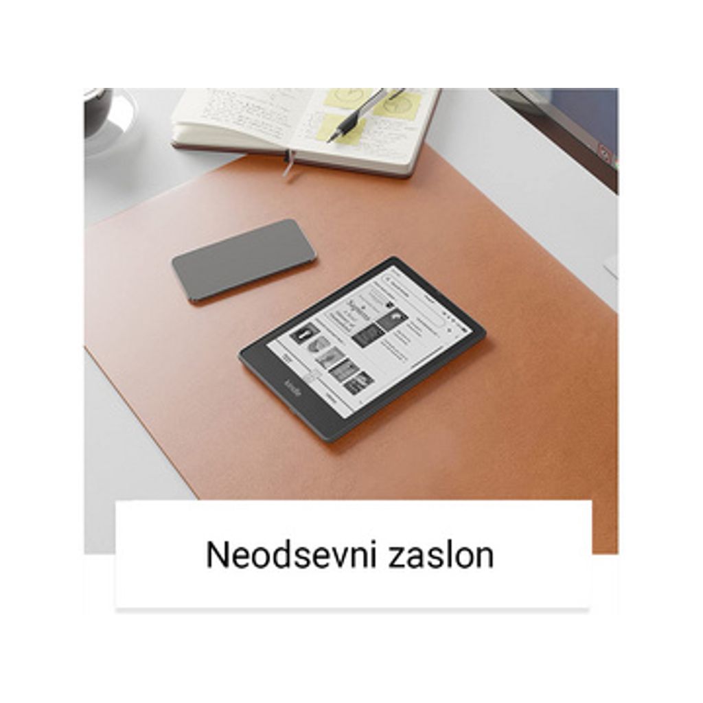 AMAZON e-bralnik Kindle Paperwhite 2021 (11 gen), 6.8'', 32GB, WiFi, 300dpi - črn