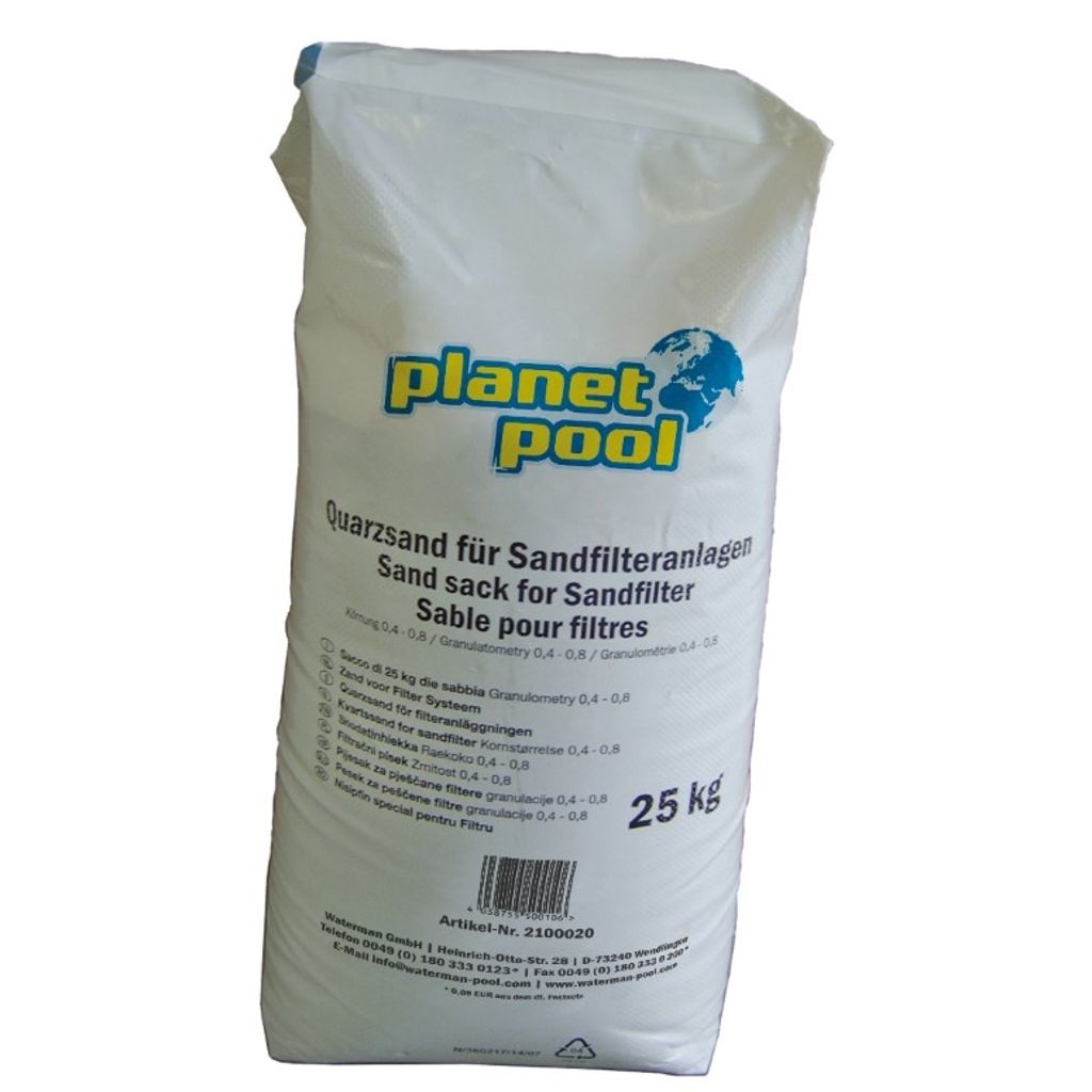 PLANET POOL pesek filtrirni 1 - 2 mm