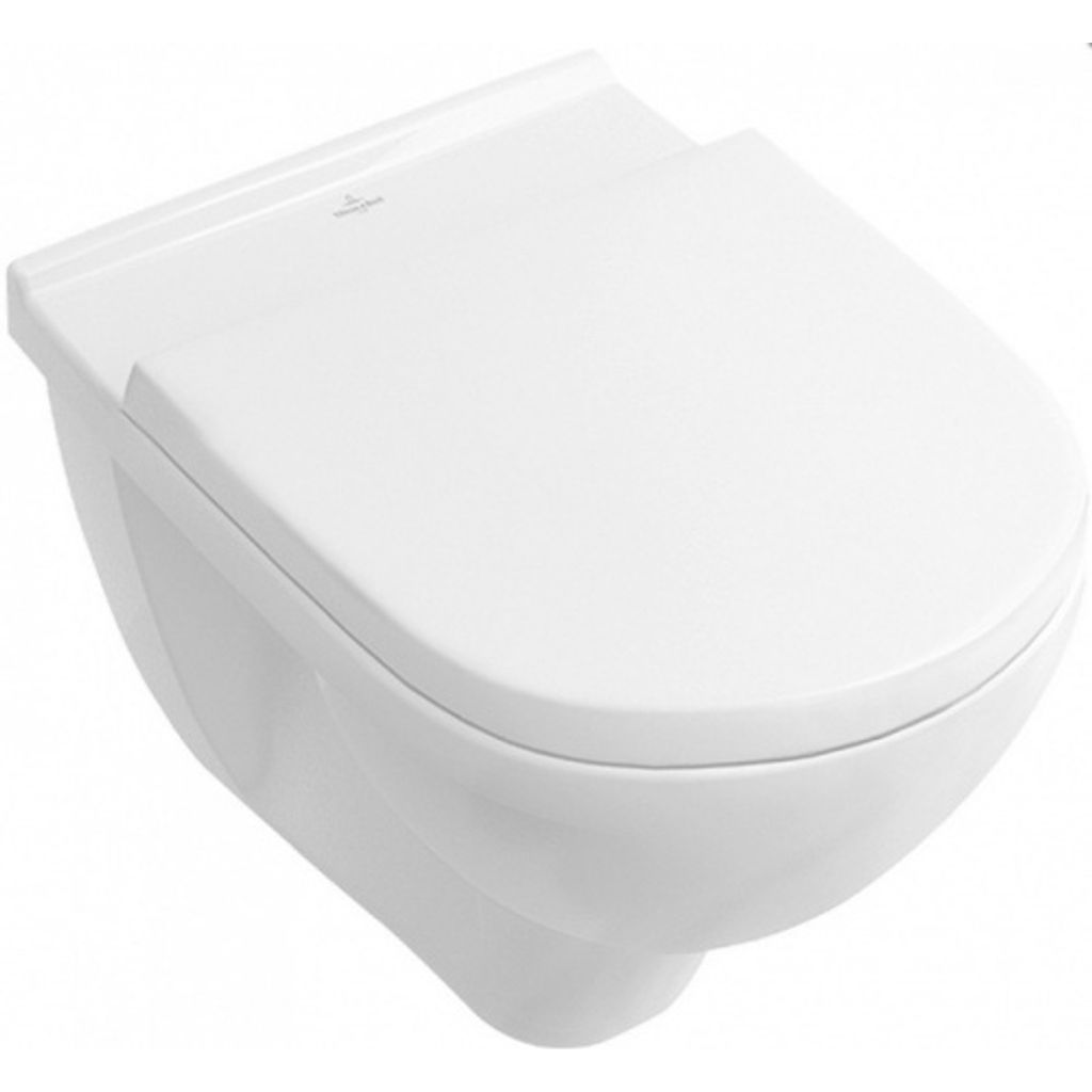 VILLEROY & BOCH viseča brezrobna WC školjka 360x560 O.NOVO Alpin White 5660R001 (brez WC deske)
