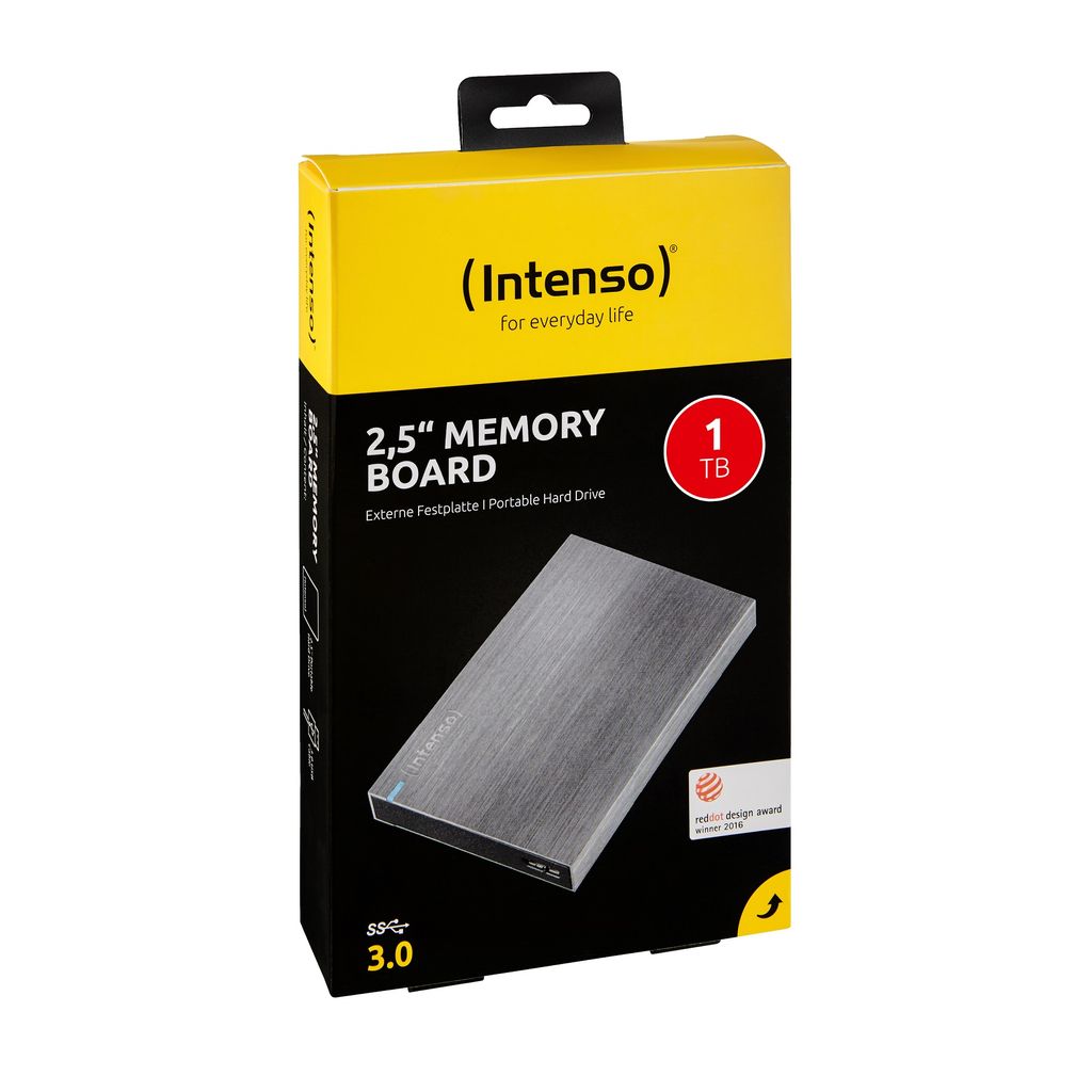 INTENSO zunanji disk 1TB 2,5" Memory Board USB 3.0 - Antracit