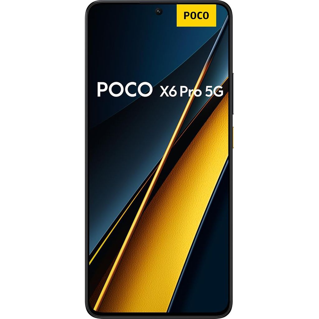 POCO X6 Pro 5G pametni telefon 12/512GB, rumena, vegansko usnje