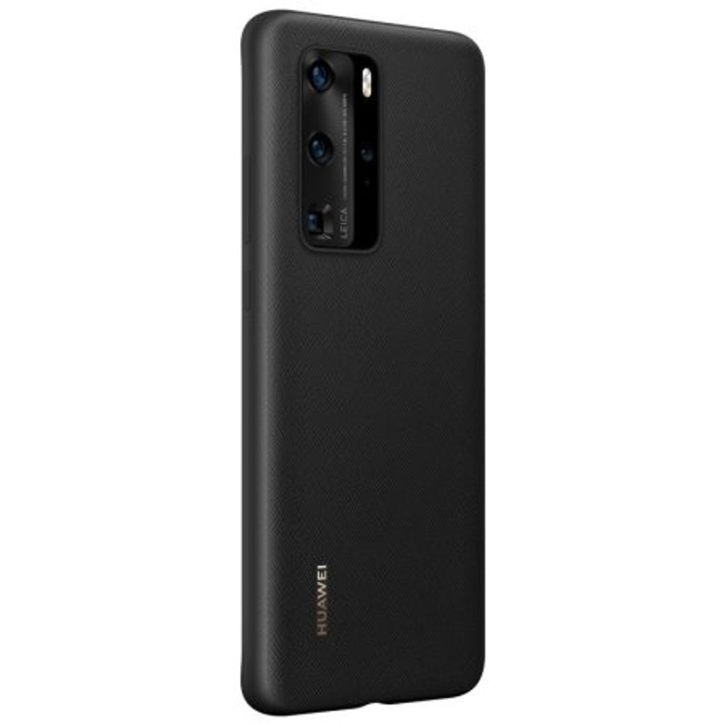 HUAWEI ovitek za mobilni telefon Huawei P40 PRO - črn narebran