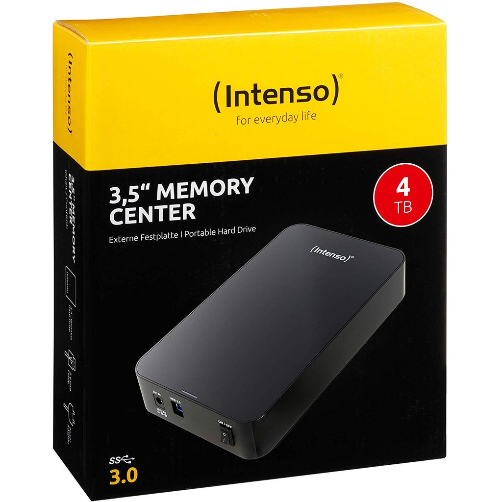 INTENSO zunanji disk 4TB 3,5" Memory Center USB 3.0