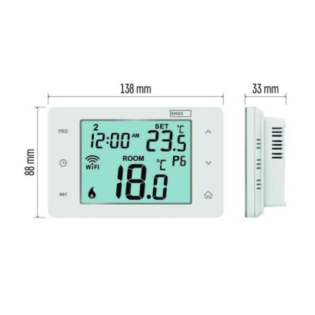 EMOS GoSmart Digitalni sobni termostat P56201 z wi-fi P56201