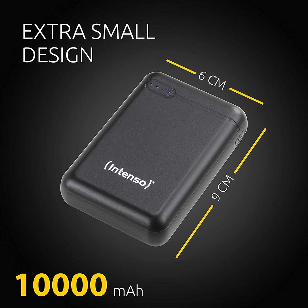 INTENSO prenosna baterija XS 10000mAh  - črna