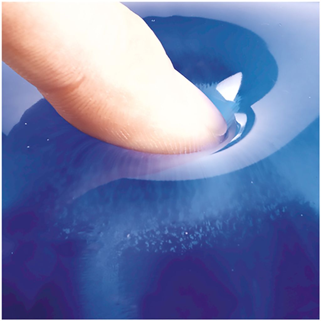 FELLOWES podloga za miško/počivalo za zapestje Crystal™ Gel, modra