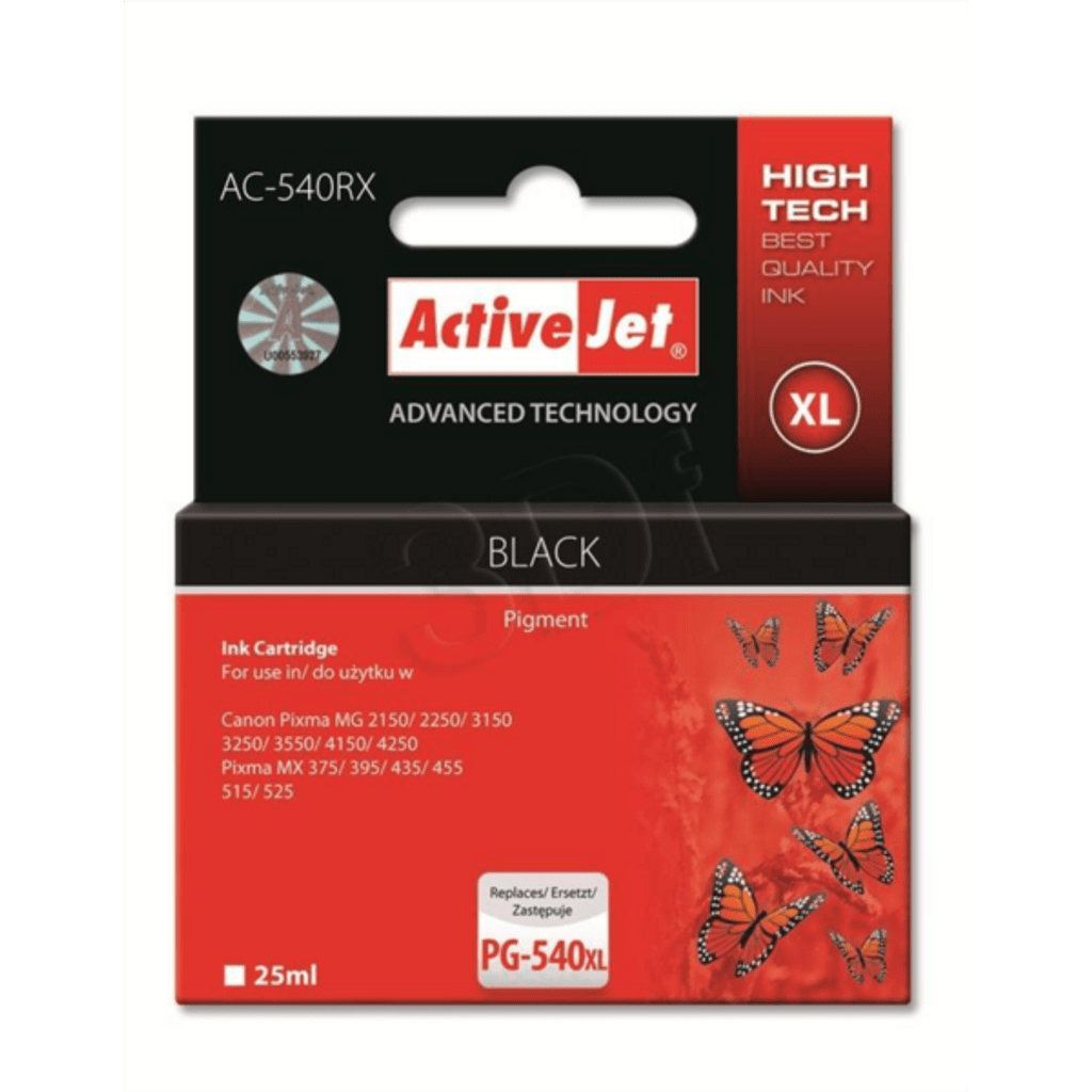 ACTIVEJET črnilo Canon PG-540XL - črno 