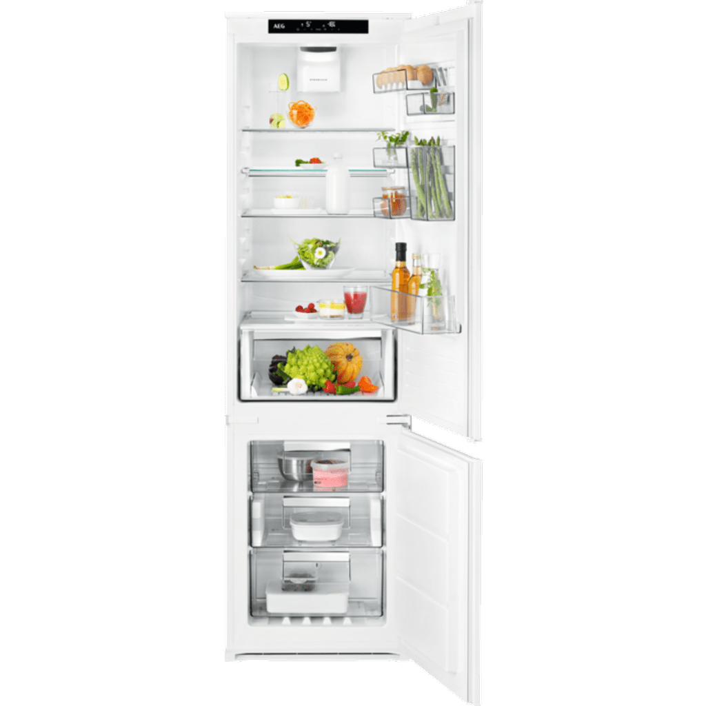 AEG vgradni hladilnik z zamrzovalnikom spodaj SCE819E5TS