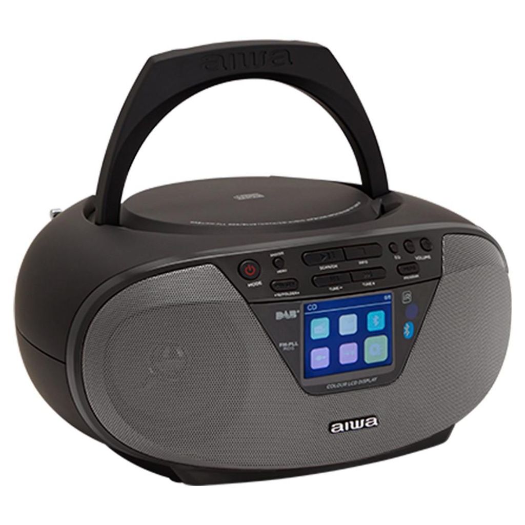 AIWA Prenosni CD/MP3/USB/Bluetooth radio - Boombox z DAB+/FM-RDS BBTU-500DAB/BK