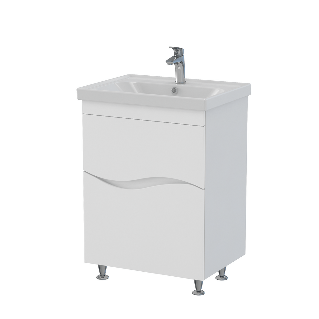 AQUA-RODOS kopalniška omarica ALFA 60 z umivalnikom Como - talna izvedba
