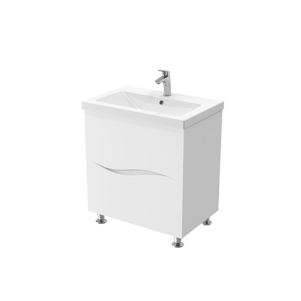 AQUA-RODOS kopalniška omarica ALFA 70 z umivalnikom Como - talna izvedba