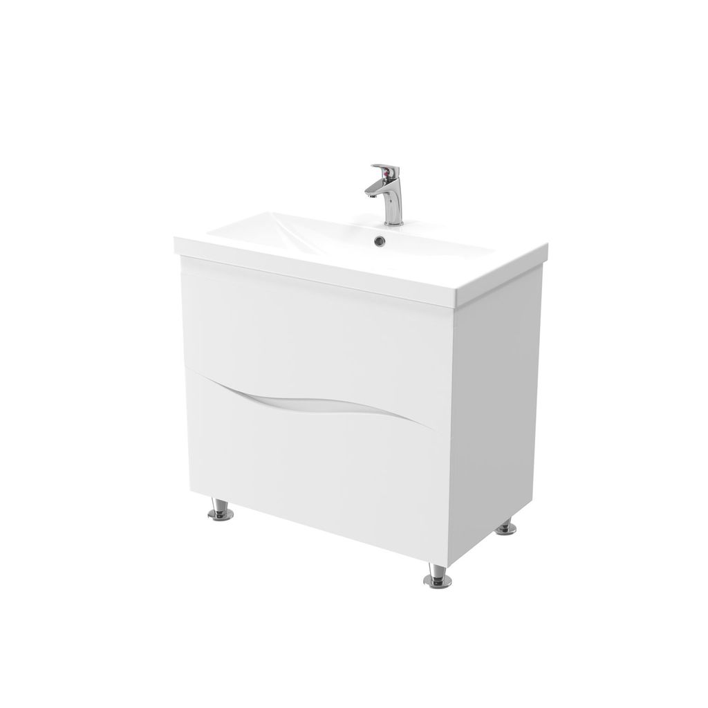 AQUA-RODOS kopalniška omarica ALFA 80 z umivalnikom Como - talna izvedba