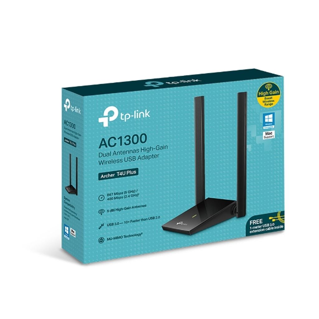TP-LINK brezžična USB mrežna kartica Archer T4U PLUS