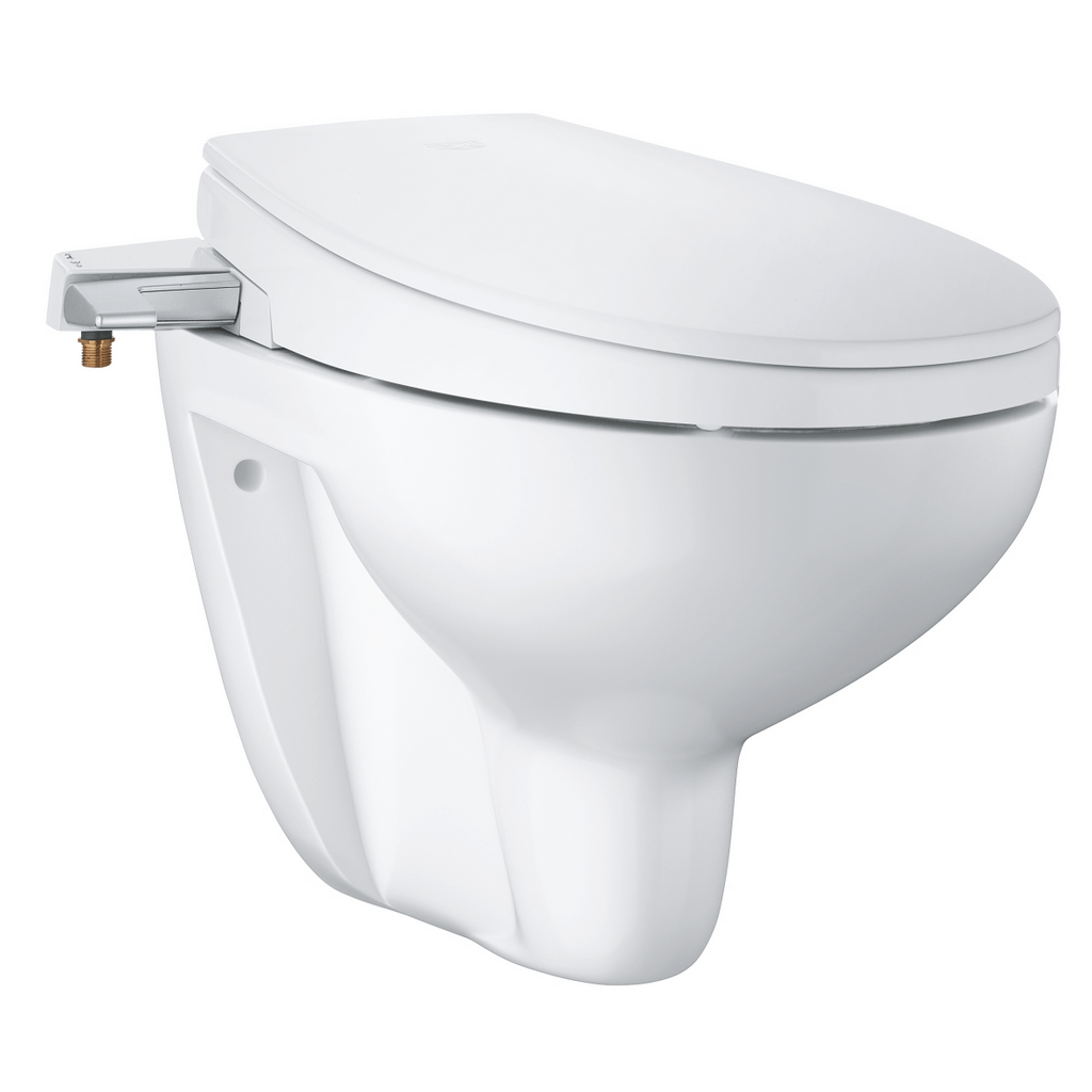 GROHE viseča brezročna WC školjka z WC desko s počasnim zapiranjem Bau Ceramic (39651SH0)