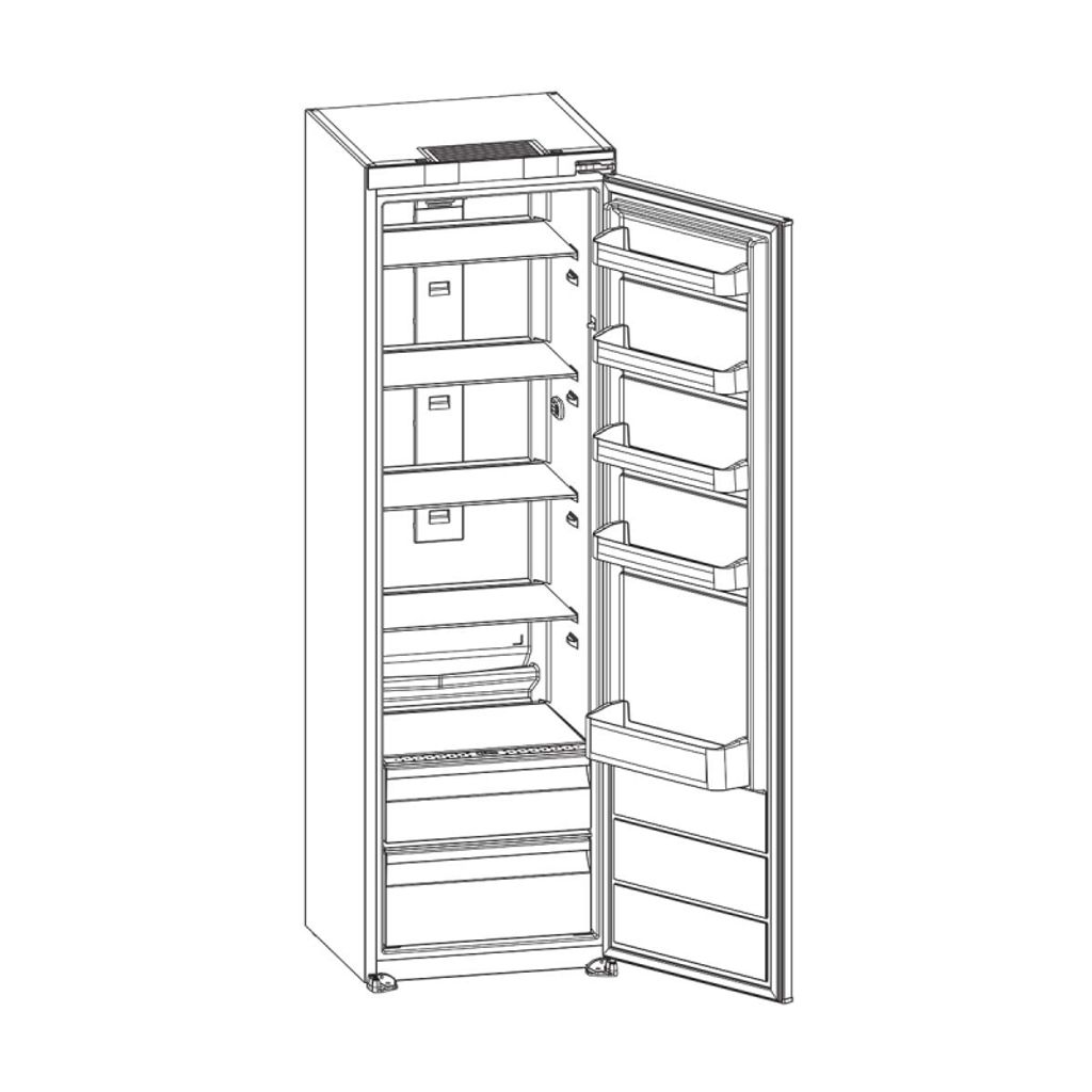 VOX vgradni hladilnik IKS 2790 E [E, H: 294 l, V: 177 cm,HumidityControl]