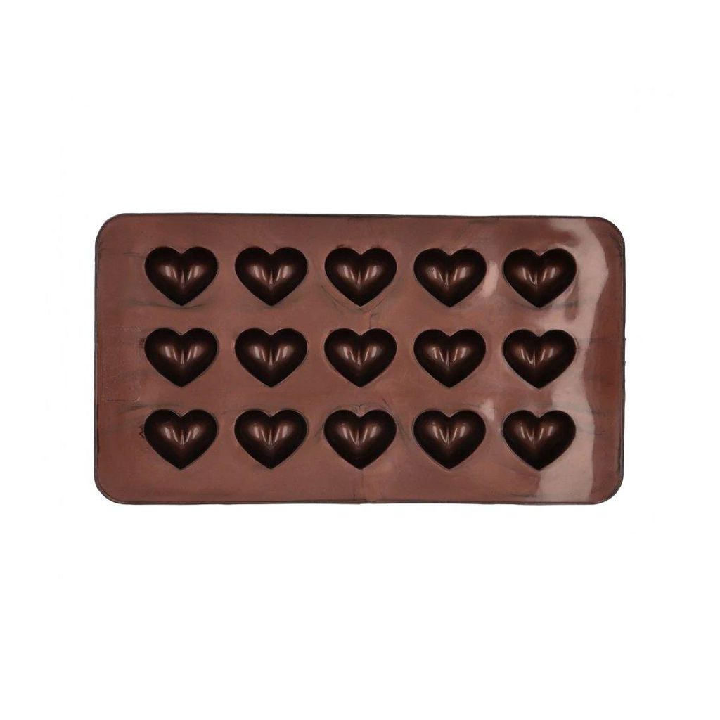 BIRKMANN Set 15-delni model za čokolado, praline srce / 2 kos / silikon