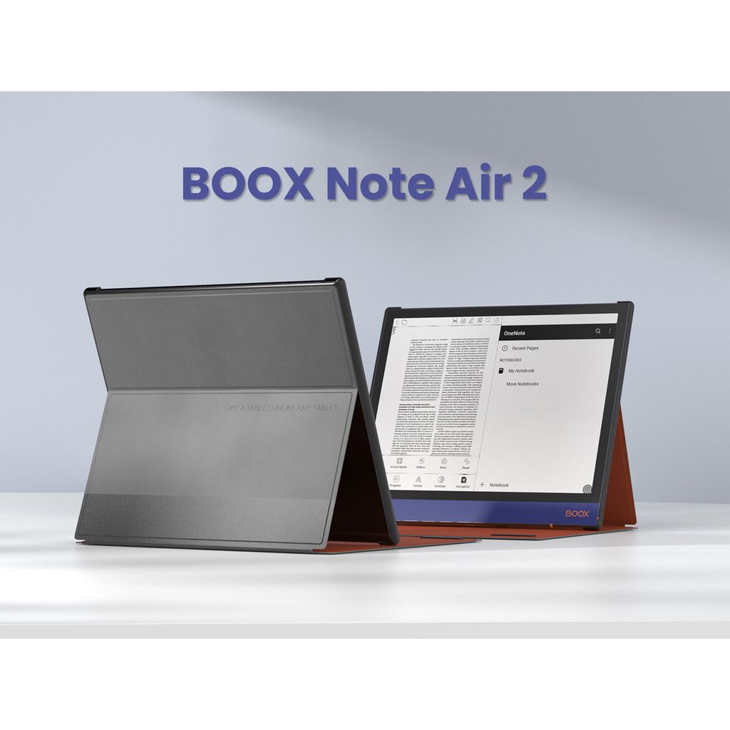 BOOX e-bralnik Note AIR 2 10.3'', Android 11, Octa-Core, 4GB+64GB, Wi-Fi, Bluetooth 5.0, Type-C, črno/modra