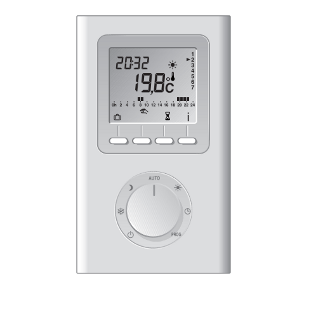 WELLTHERM brezžični termostat DeDo Tap X3D