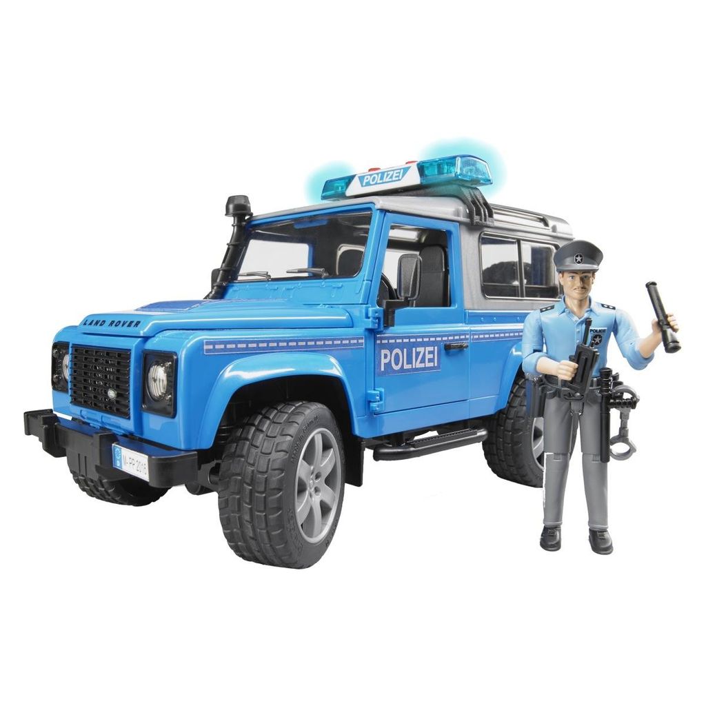 BRUDER Policijsko vozilo Land Rover Defender