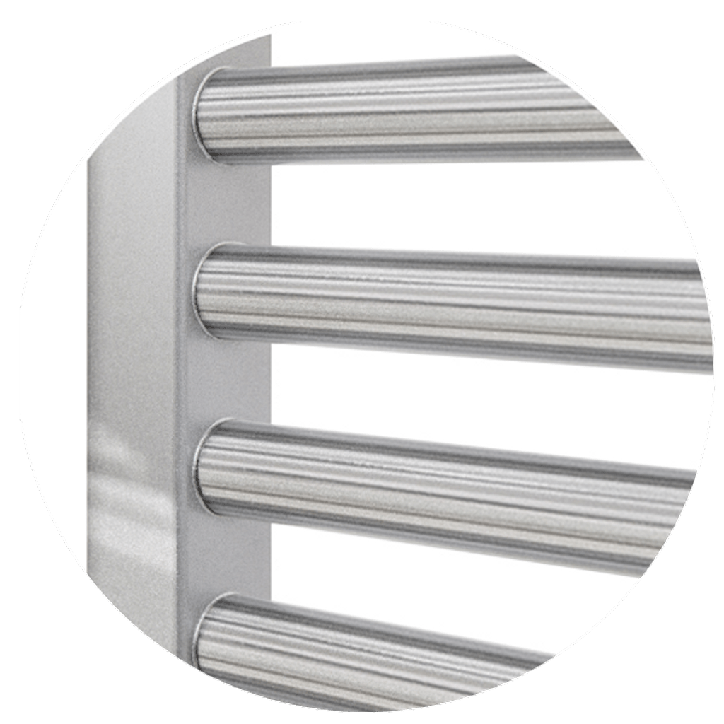 BIAL kopalniški cevni radiator ALTA MIDD - 450 x 974 mm (Bela)