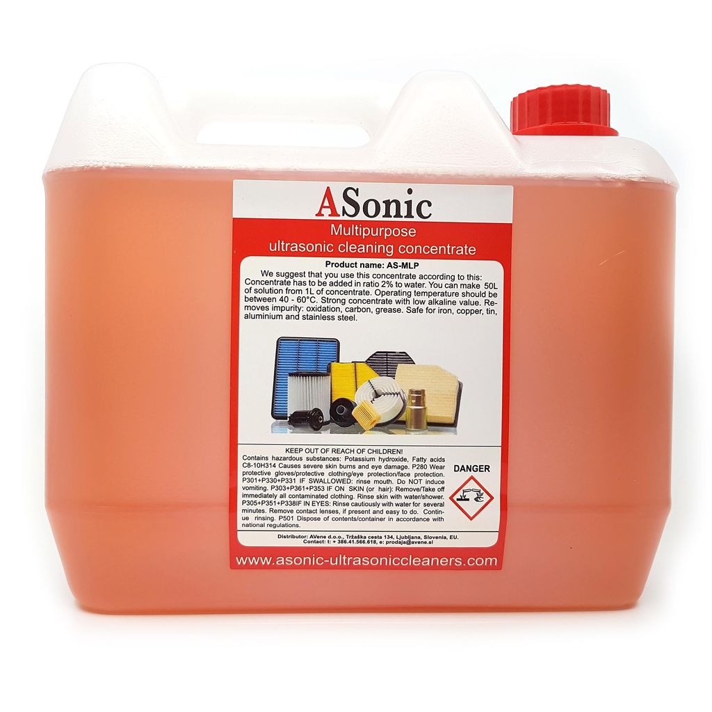 ASONIC čistilni koncentrat AS-MLP-5 (5 litrov)