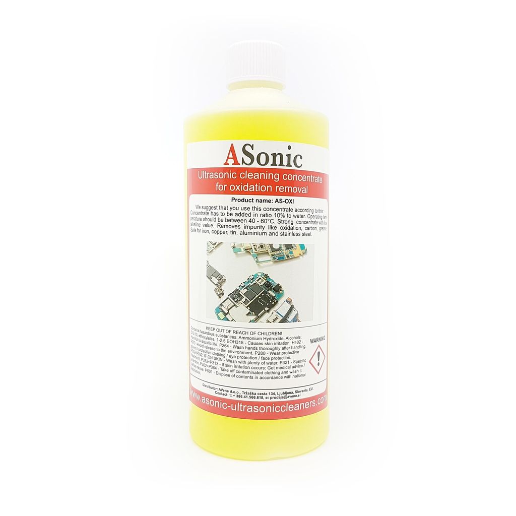 ASONIC čistilni koncentrat AS-OXI-1 (1 liter)