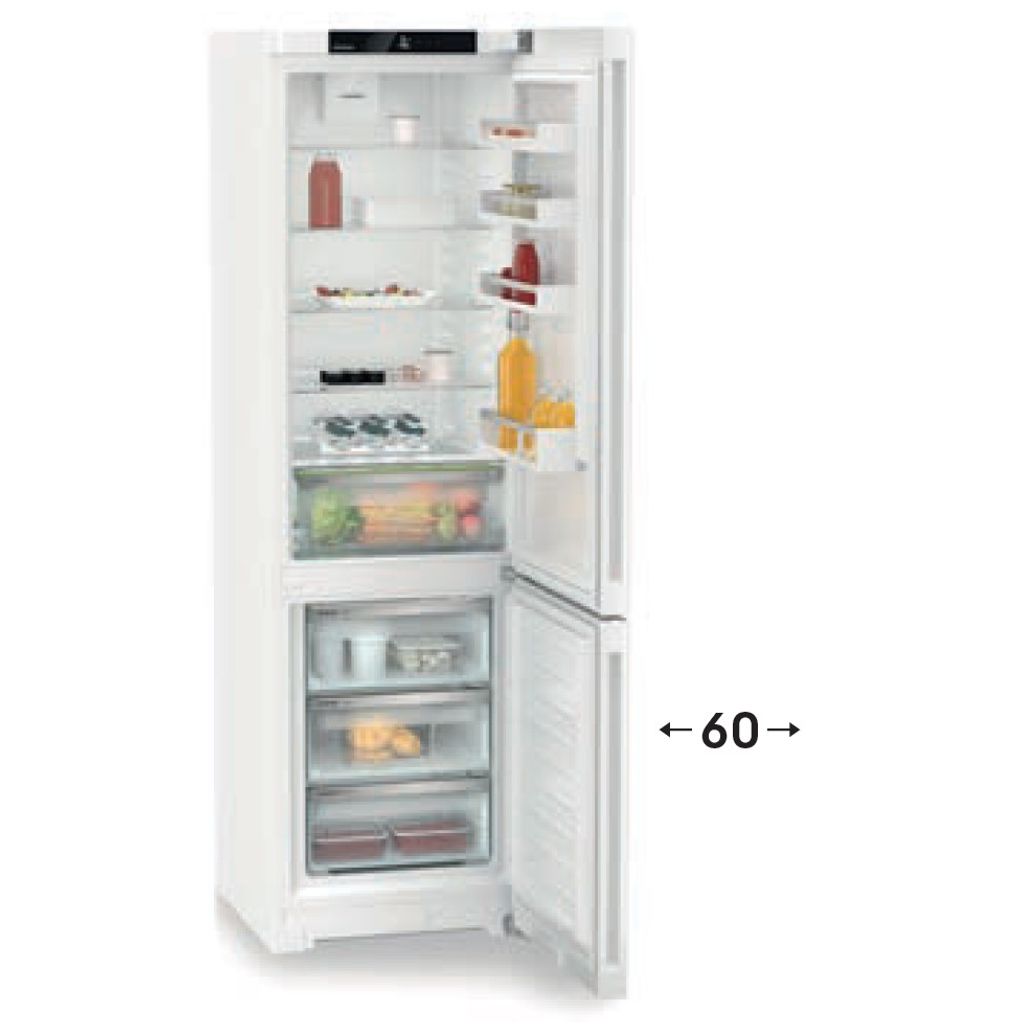 LIEBHERR Kombinirani hladilnik z zamrzovalnikom spodaj CNc 5703