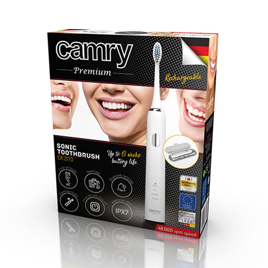 CAMRY električna sonična zobna ščetka - 48.000vpm AD2173