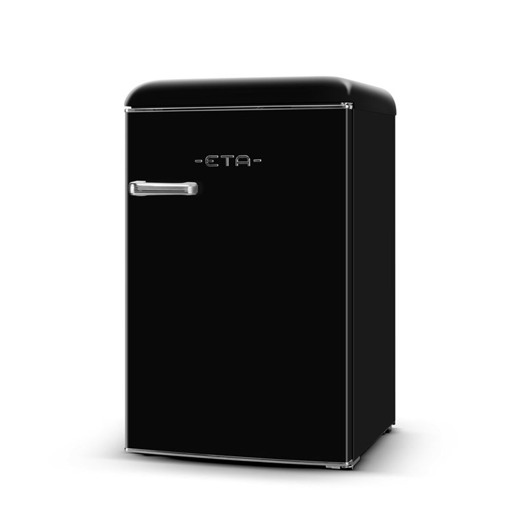 ETA Retro kombinirani hladilnik Storio [E, V: 90cm, H: 92L, Z: 18L, črn]