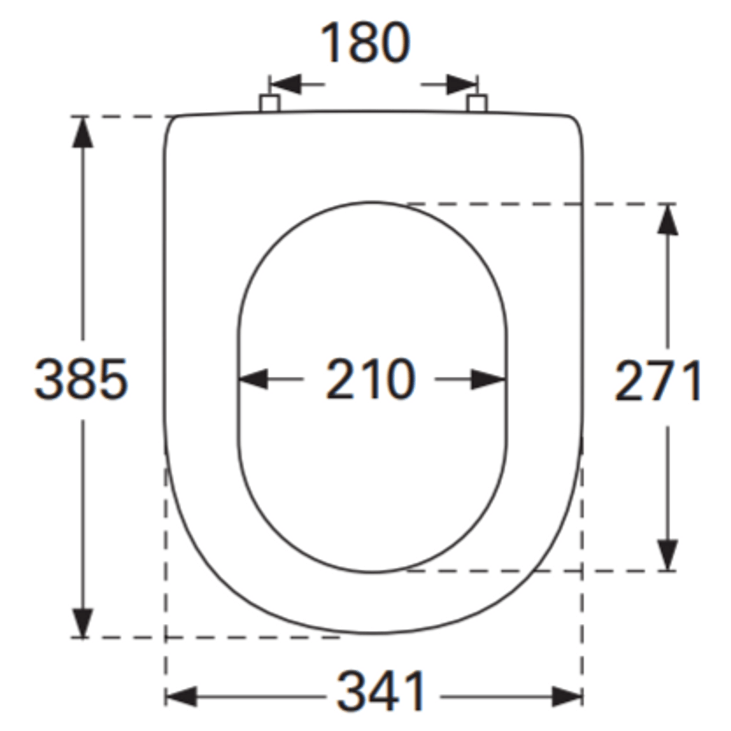 VILLEROY & BOCH WC deska s počasnim zapiranjem SUBWAY 2.0 (9M69S101)