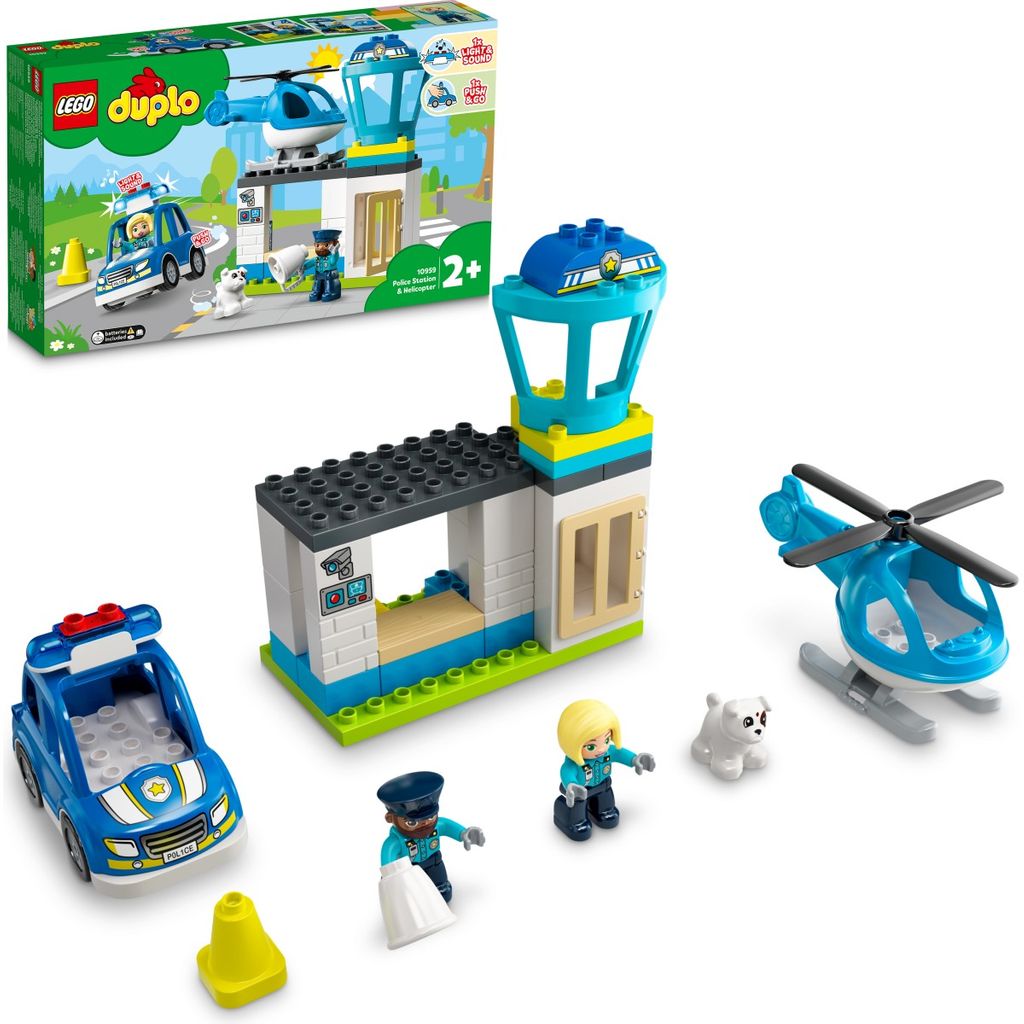 LEGO DUPLO Policijska postaja in helikopter (10959)