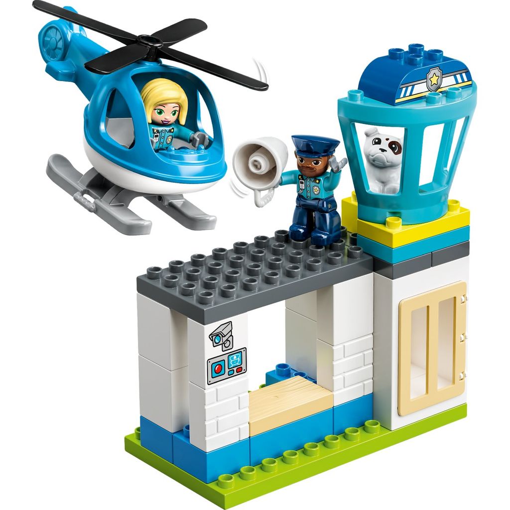 LEGO DUPLO Policijska postaja in helikopter (10959)