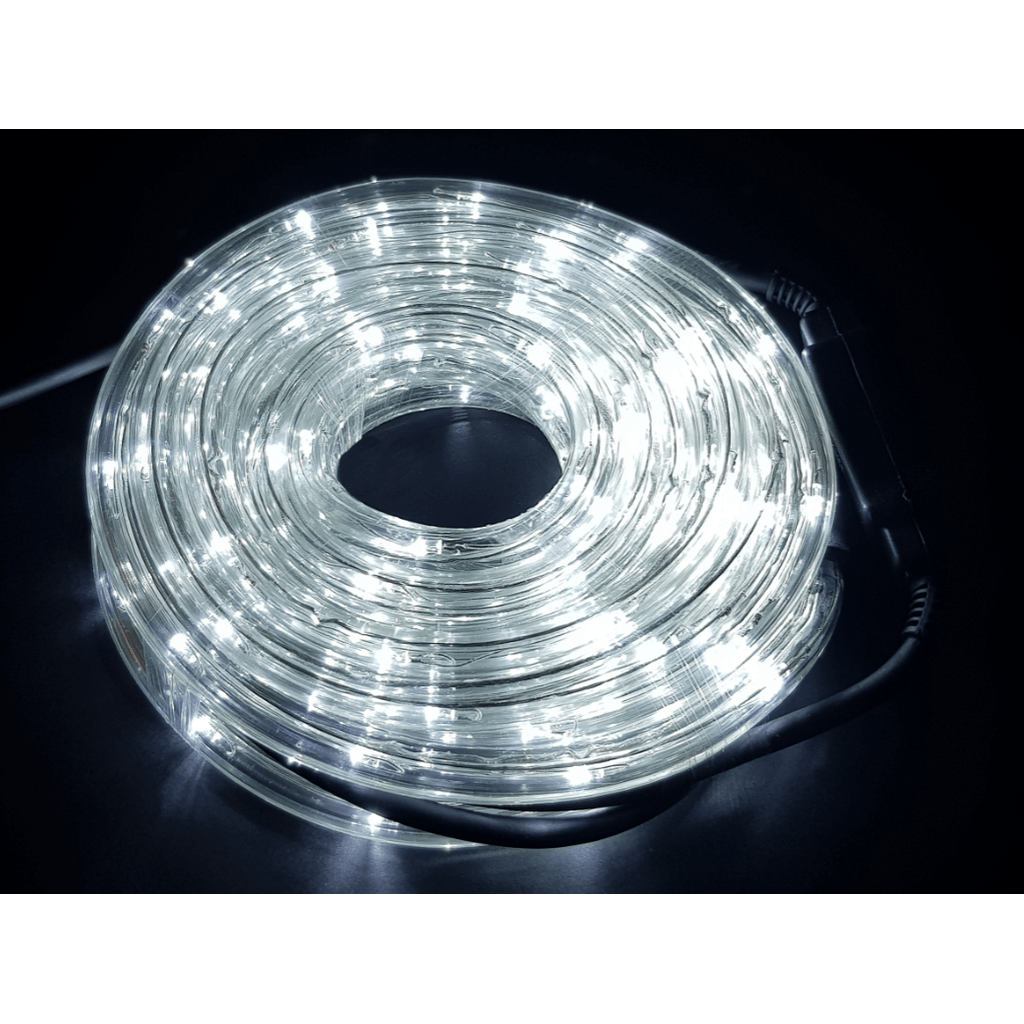 UNICOM LED dvožilna cev, 18m, bela, zunanja in notranja