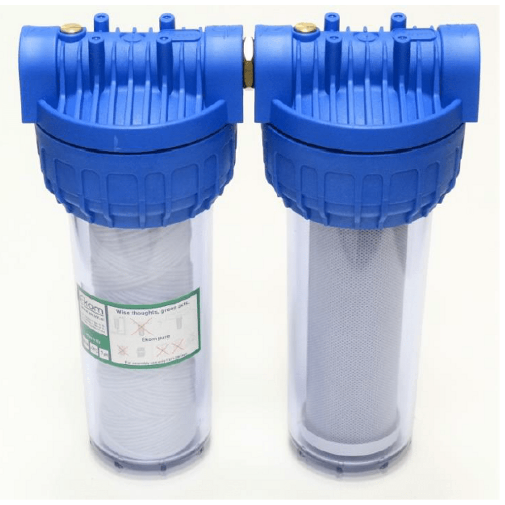 EKOM dvojni hišni filter za vodo EKO SIMPLY DUPLEX ¾" (85083)