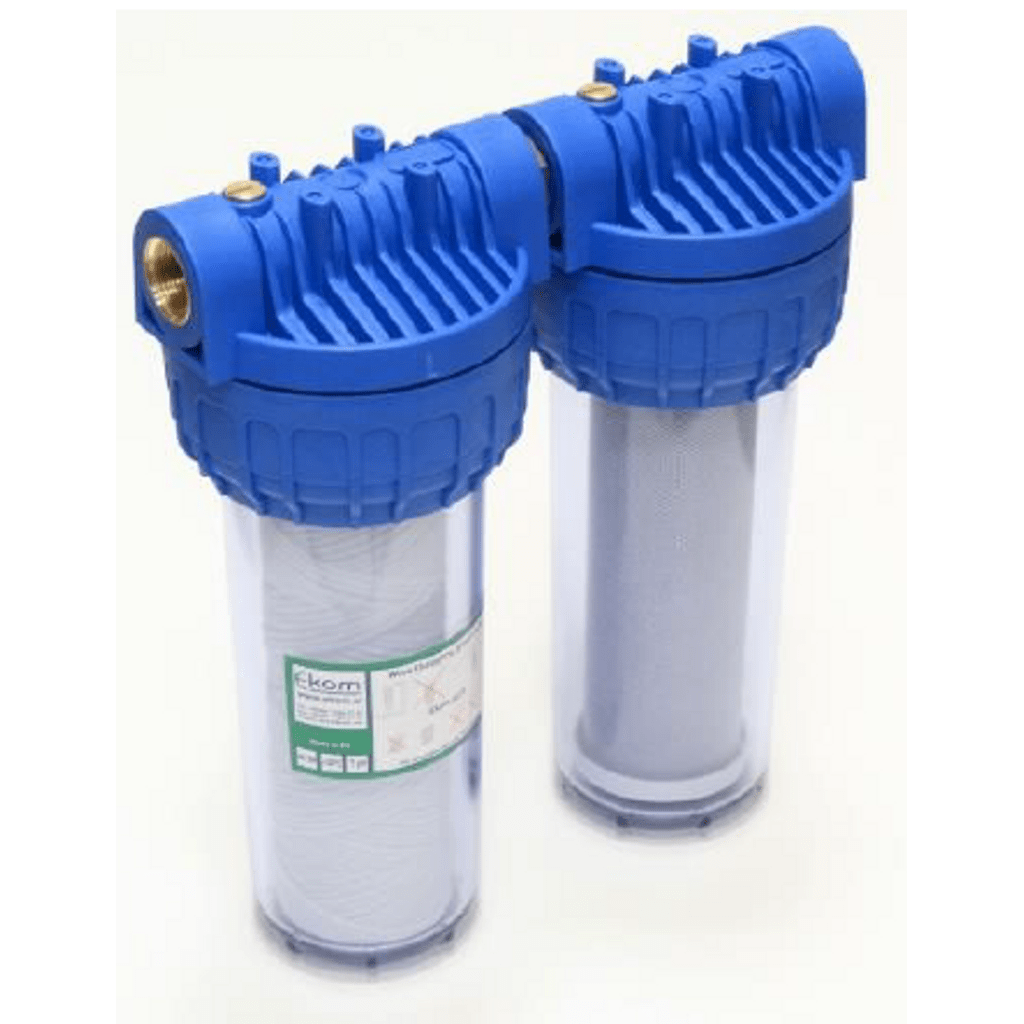 EKOM dvojni hišni filter za vodo EKO SIMPLY DUPLEX ¾" (85083)