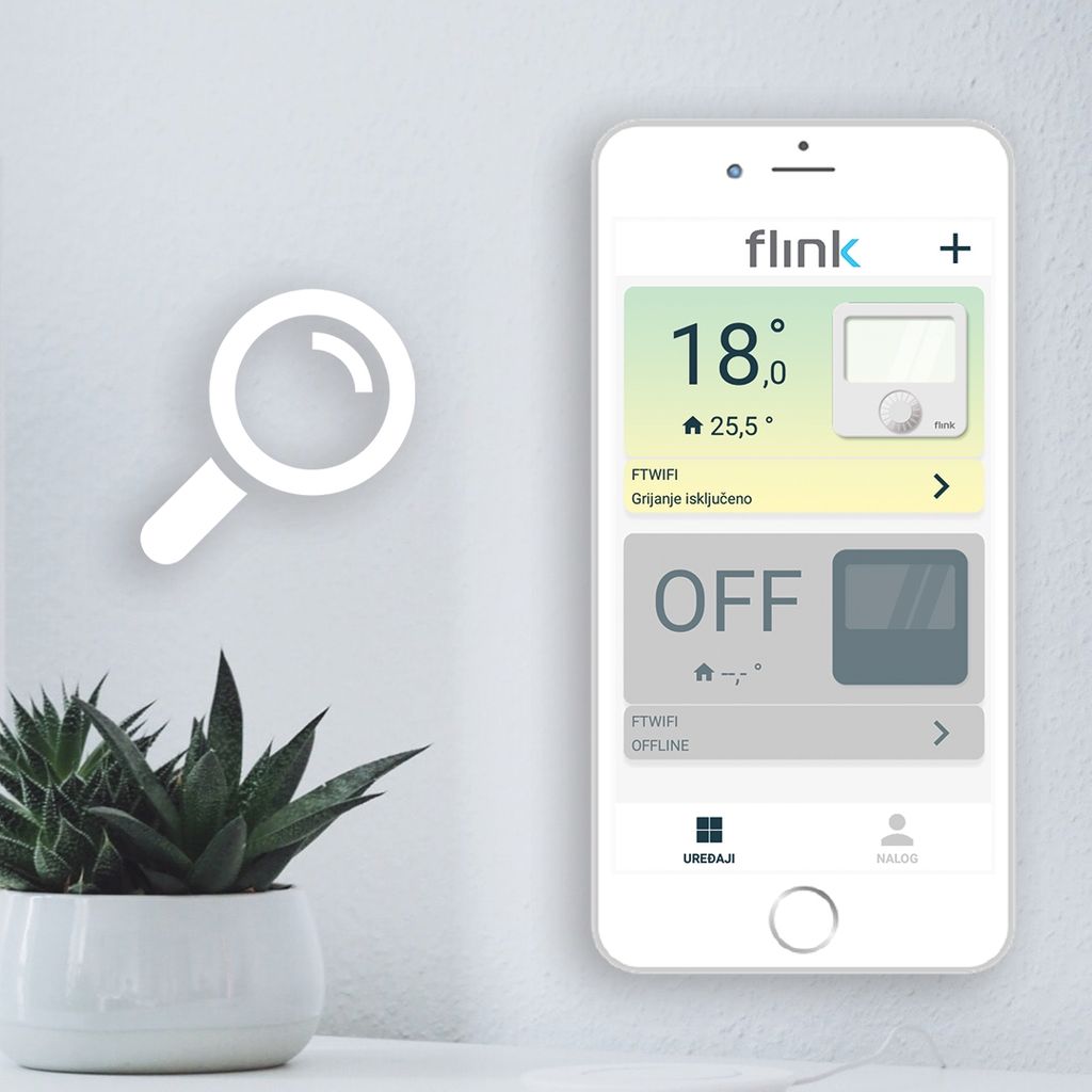 FLINK digitalni brezžični sobni WiFi termostat IT WIFI v2