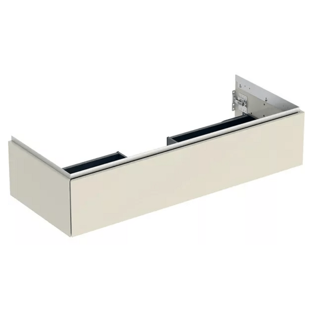 GEBERIT omarica za umivalnik z enim predalom ONE, bela visoki sijaj 120 cm (505.075.00.1)