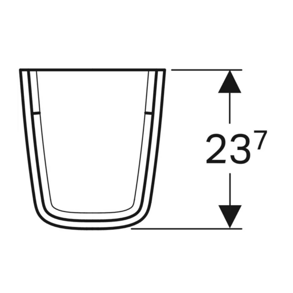 GEBERIT polnoga za umivalnik Selnova Compact (501.448.00.1)