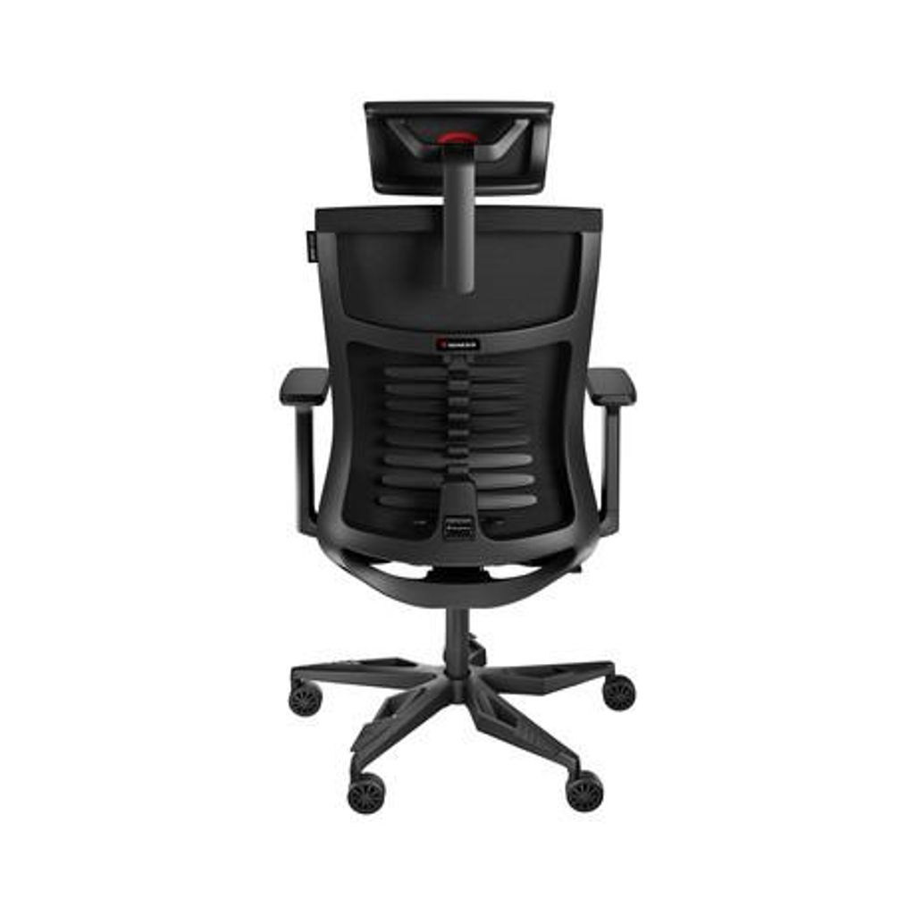 GENESIS ASTAT 700 gaming / pisarniški stol, ergonomski, tehnologija PureFlowPLUS™, konstrukcija ExoBase™, kolesa CareGlide™, nastavljiva višina / naklon, črn