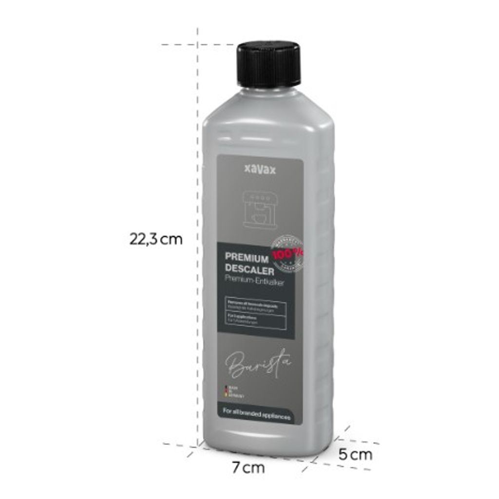HAMA XAVAX Premium odstranjevalec vodnega kamna za popolnoma avtomatske kavne aparate, tekočina z amidosulfonsko kislino, 500 ml