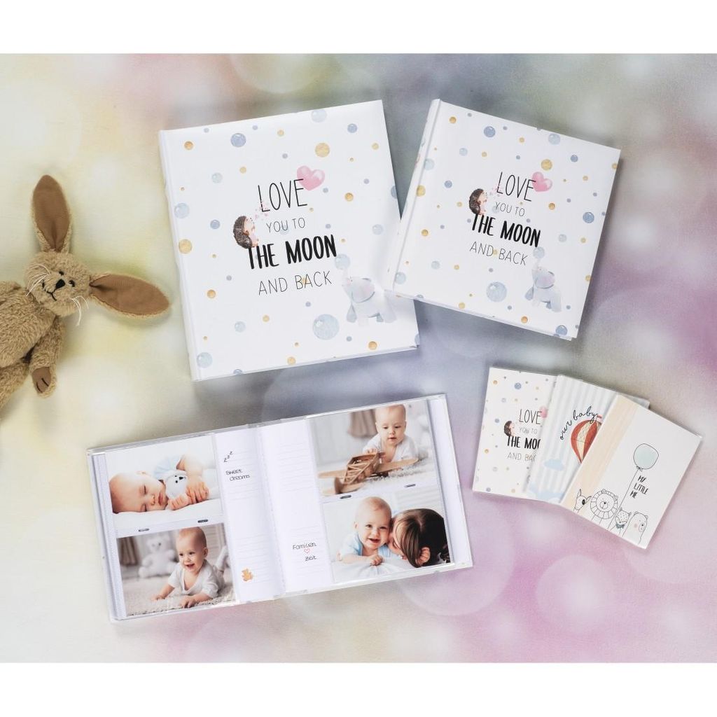 HAMA "Baby Mix II" Album z mehkimi platnicami za 24 fotografij velikosti 10x15 cm, raznobarvni